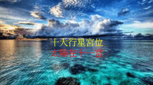太陽在十一宮(2020年新修版)