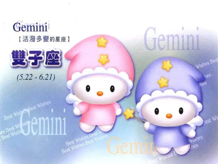 十二星座小孩——★双子座★