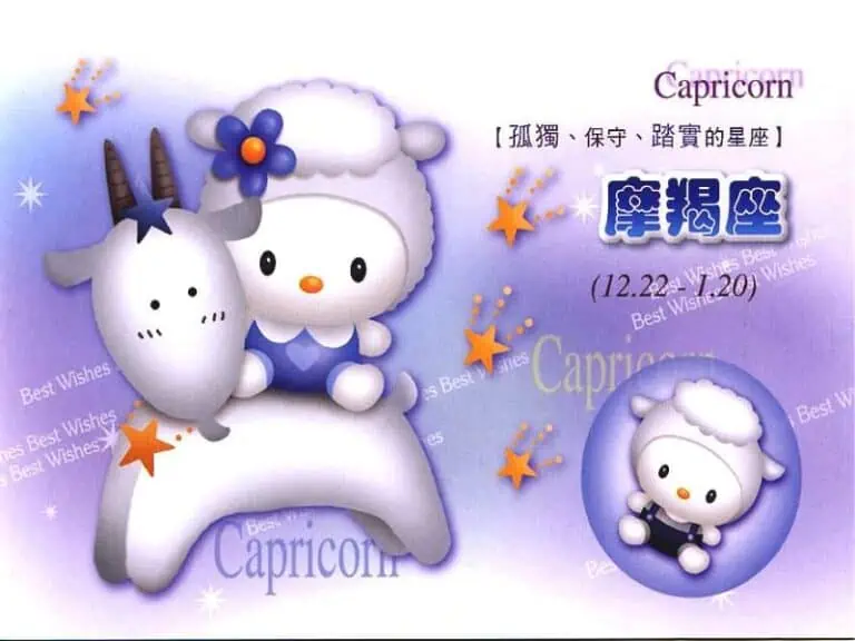 十二星座小孩——★摩羯座★