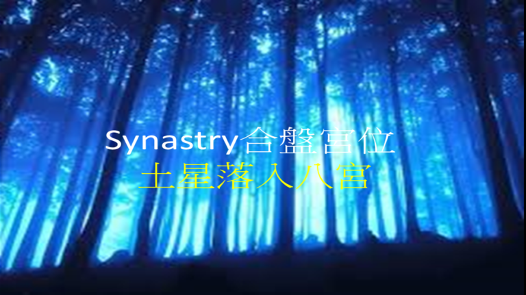Synastry合盤宮位 之 土星落入八宮