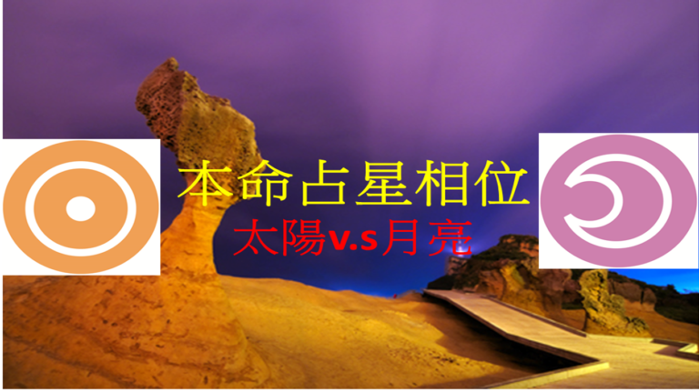 十大行星相位<太阳v.s月亮>