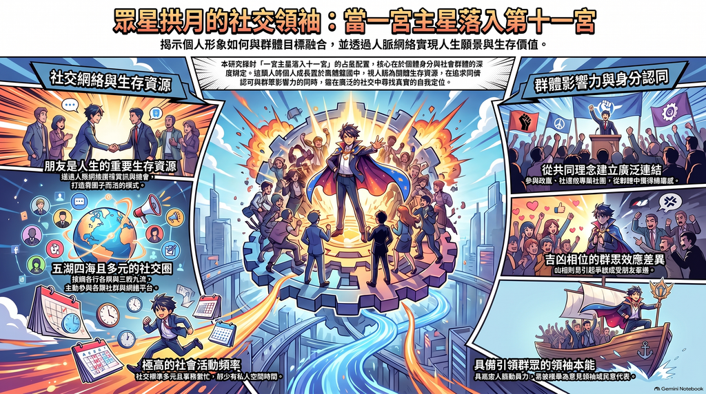 一宮主星落入第十一宮解析