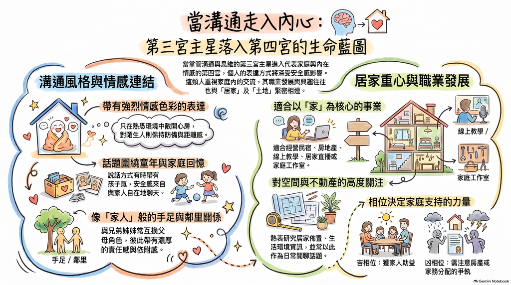 三宮主星進四宮圖解