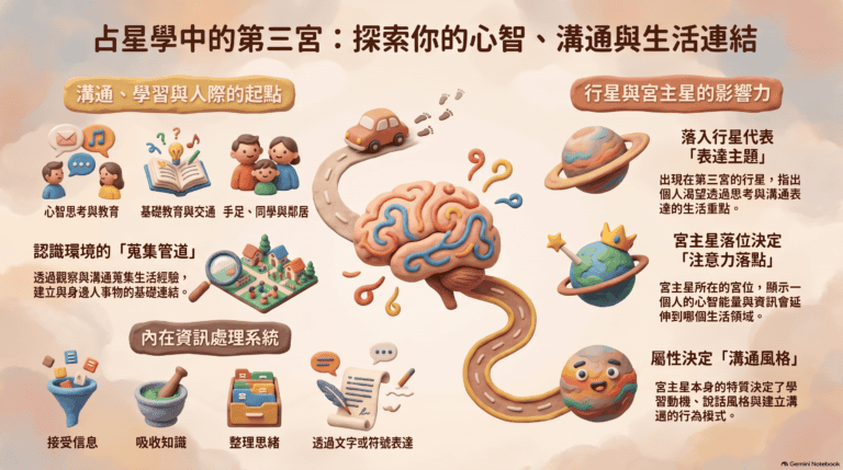 占星學第三宮心智溝通