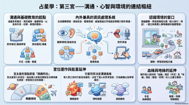 占星學第三宮解析