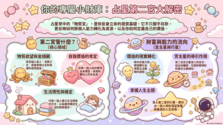占星第二宮大解密