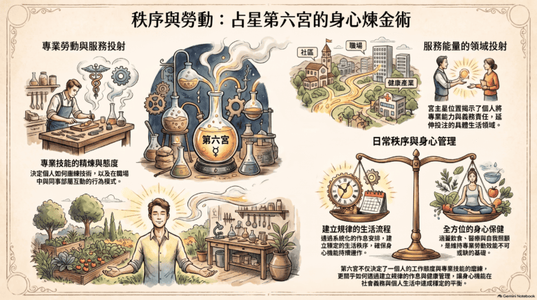 占星第六宮身心煉金術