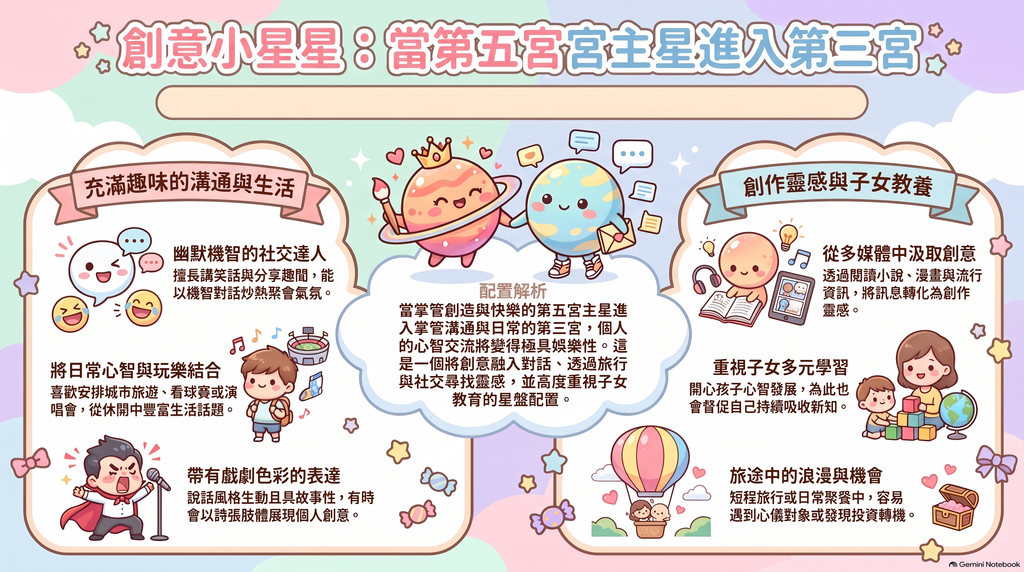 占星解析：五宮入三宮