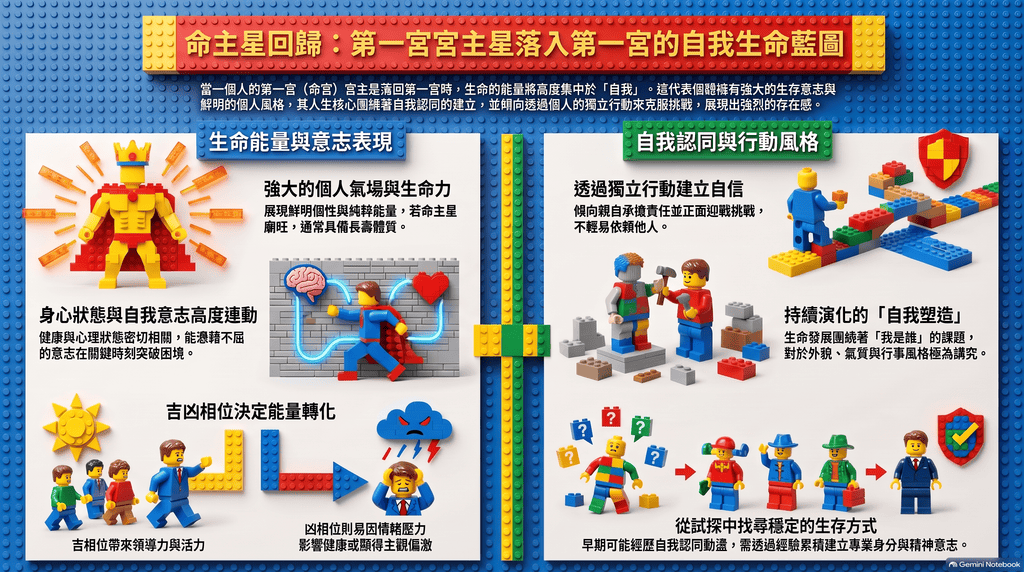命主星回歸：第一宮生命藍圖