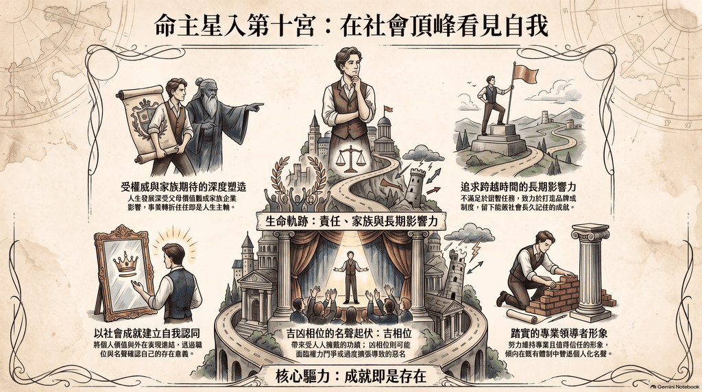 命主星第十宮解析