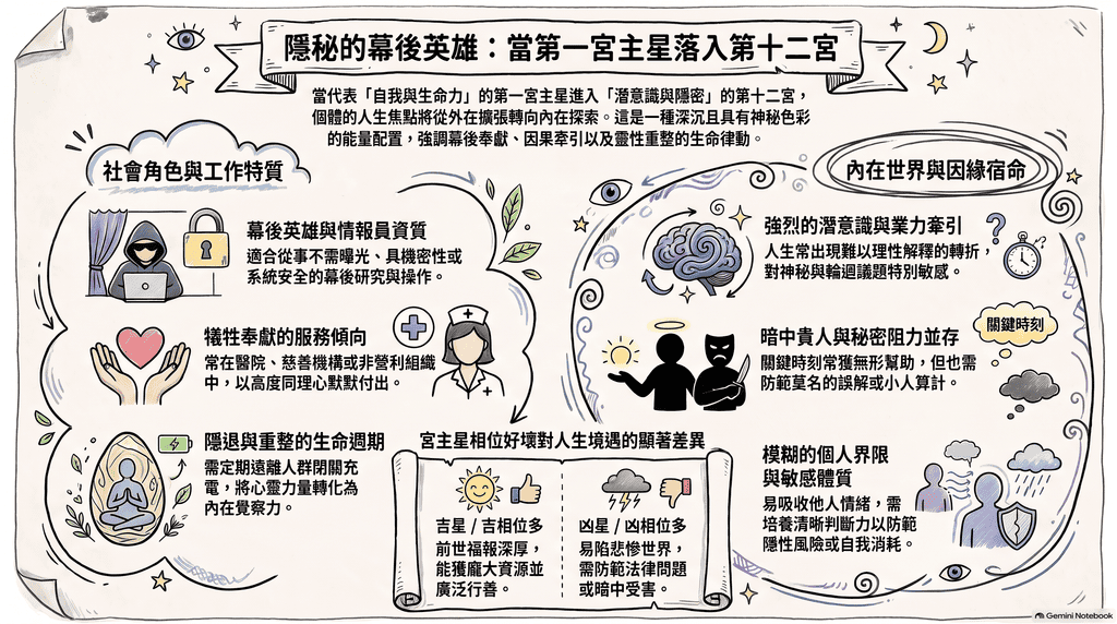 第一宮主星落入第十二宮