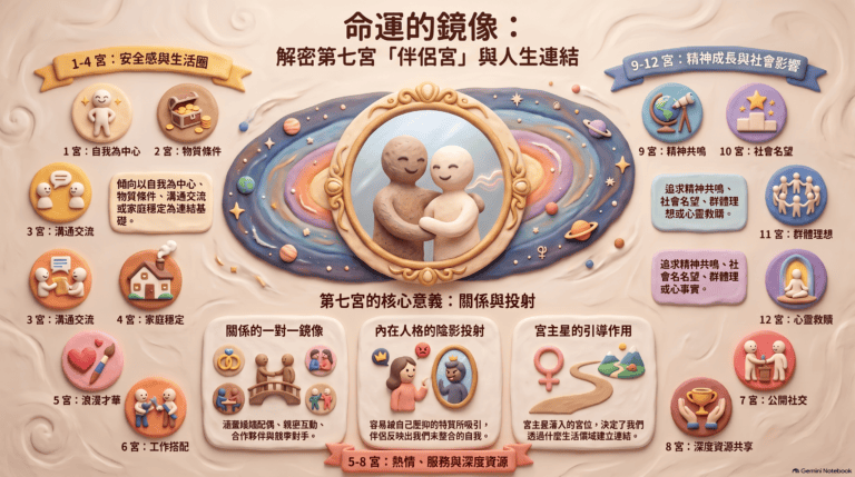 第七宮概論黏土風標版