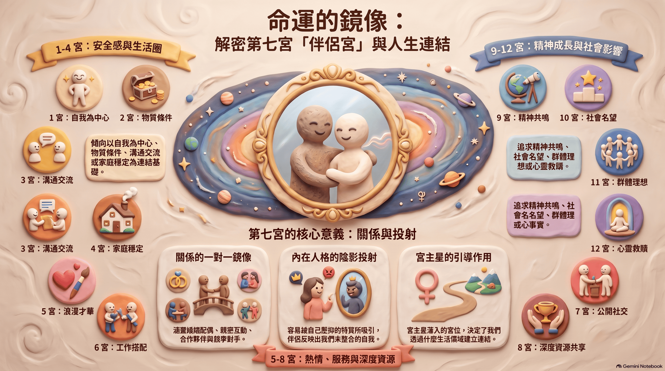第七宮概論黏土風標版
