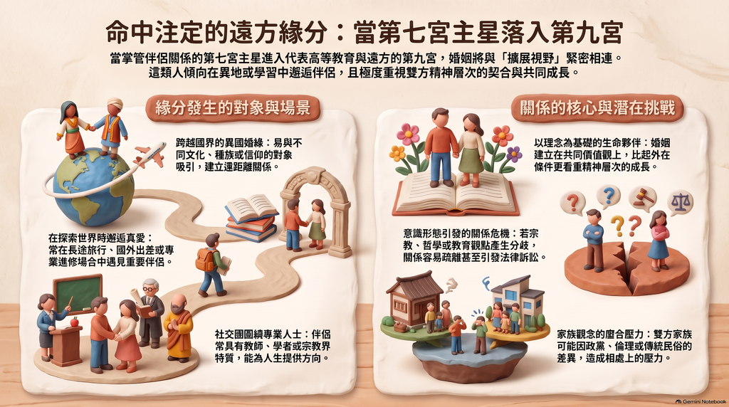 第七宮落九黏土風標版