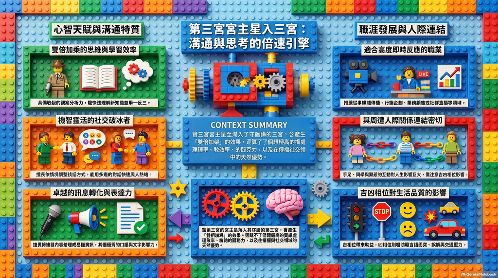 第三宮主星入三宮分析