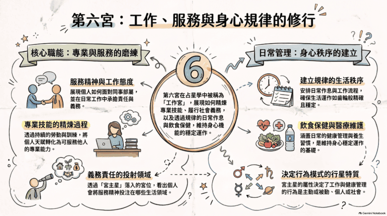 第六宮：工作與身心修行