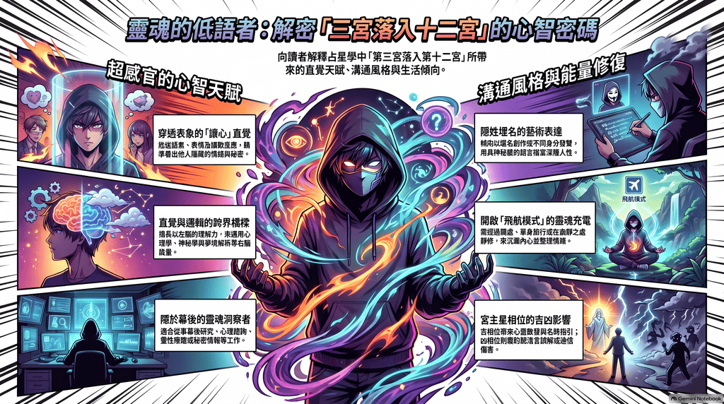 解密三宮落入十二宮