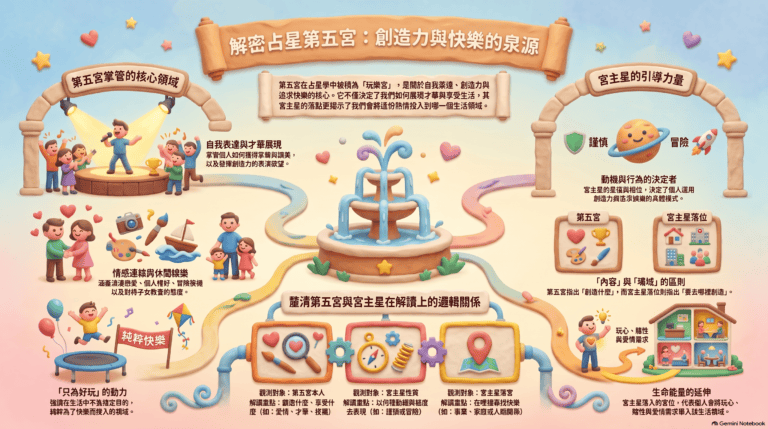 解密占星第五宮：創造力與快樂