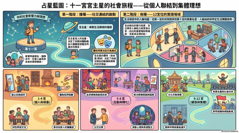 十一宮概論便當盒風標版