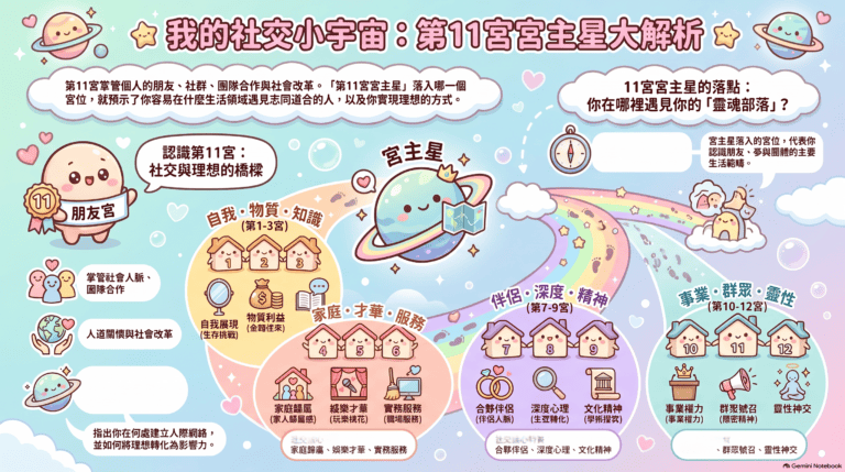 十一宮概論可愛風標版