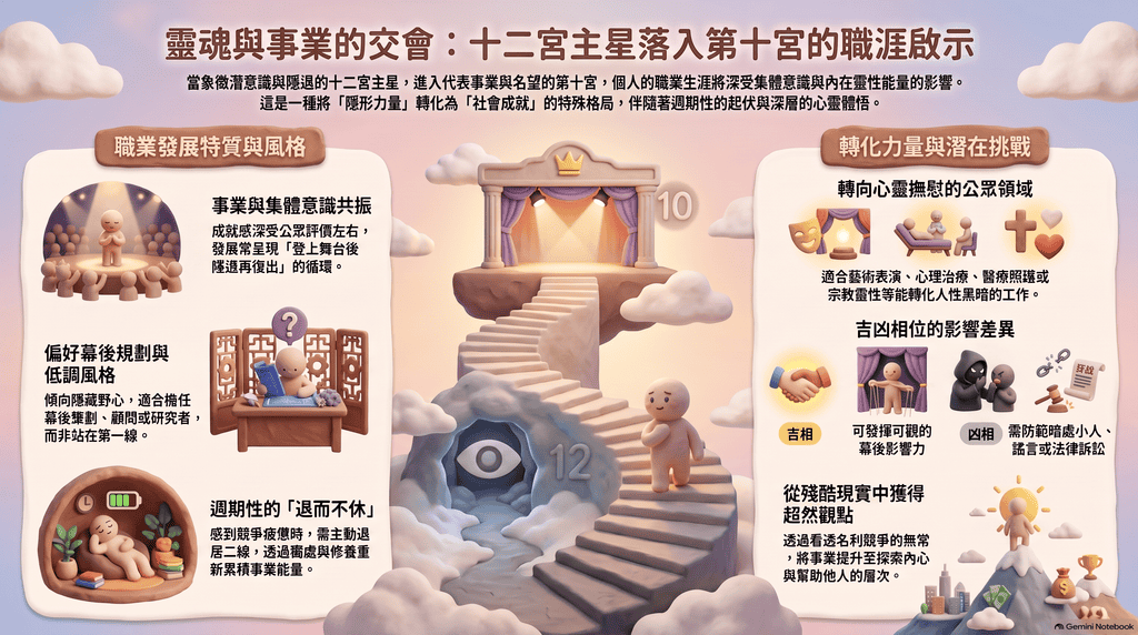 十二宮主入十宮職涯啟示