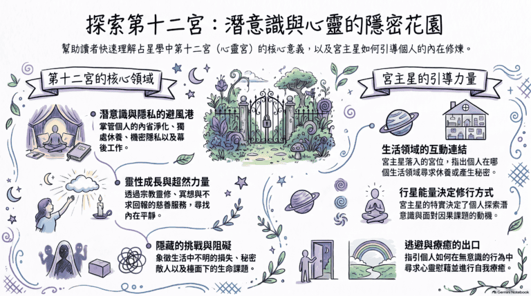 十二宮概論手繪風標版