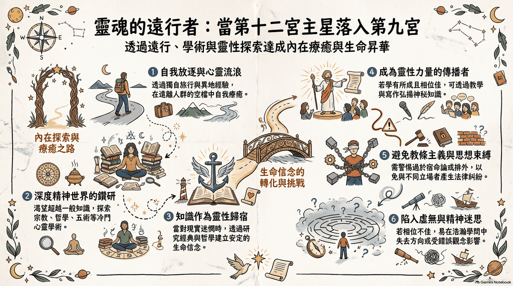 第十二宮主落第九宮解析