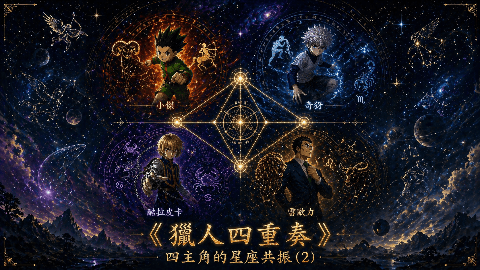 《獵人四重奏》——四主角的星座共振(2)