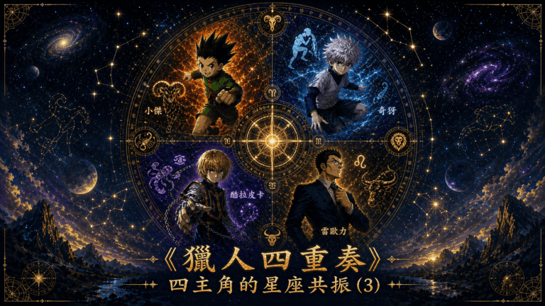 《獵人四重奏》—-四主角的星座共振(3)