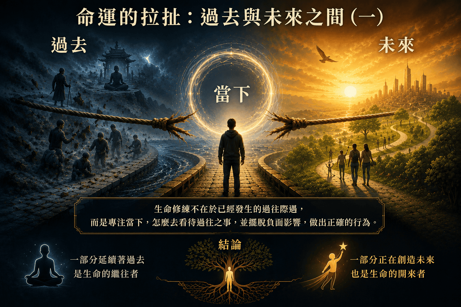 《命運的拉扯:過去與未來之間》(一)