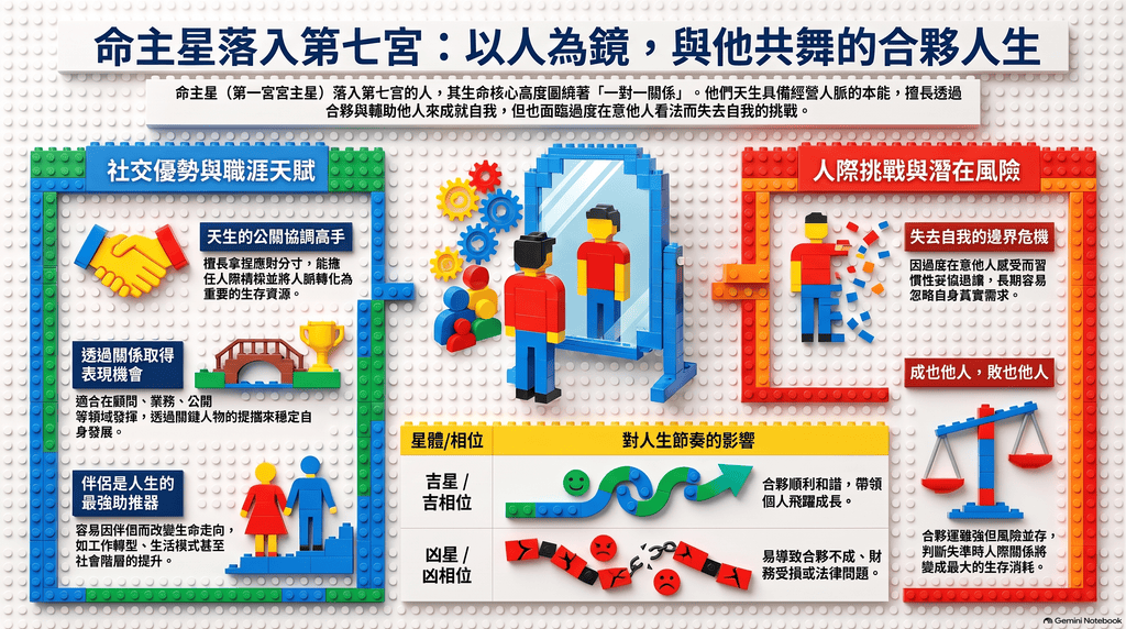 命主星落入第七宮分析