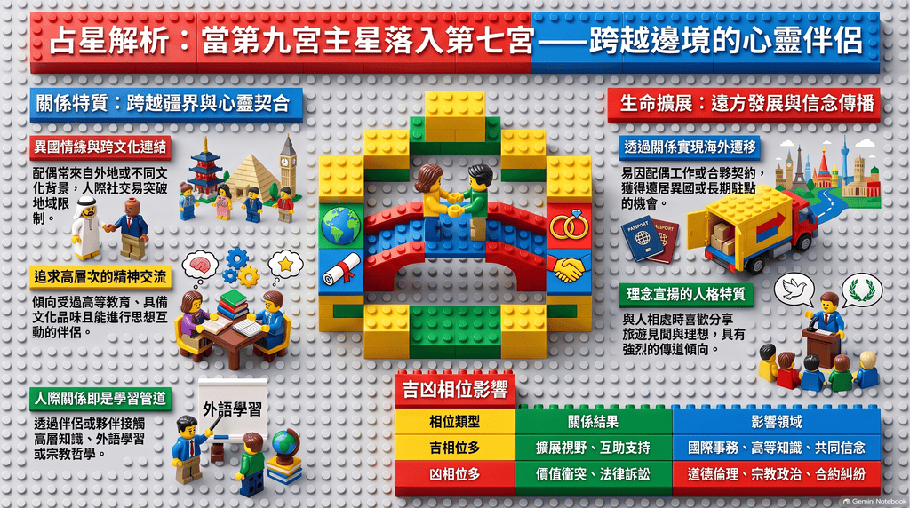 第九宮落七積木風標板