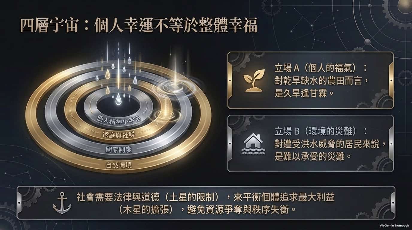 個人、家庭社群、國家制度和自然環境的同心圓