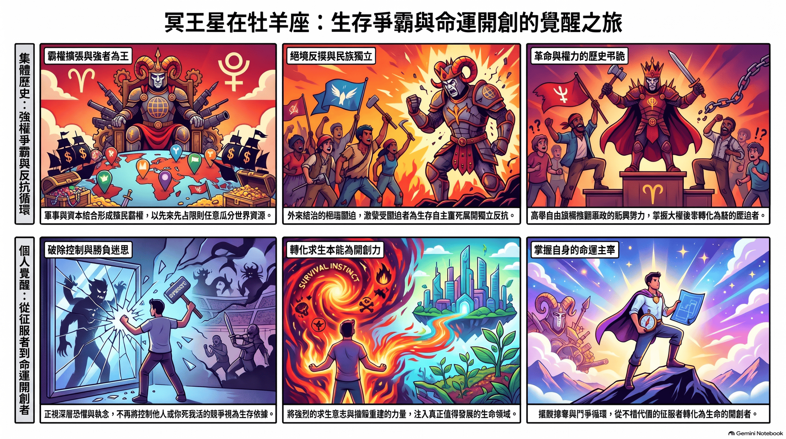 冥王星在牡羊座覺醒之旅