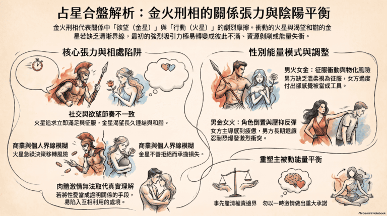 占星合盤金火刑相解析