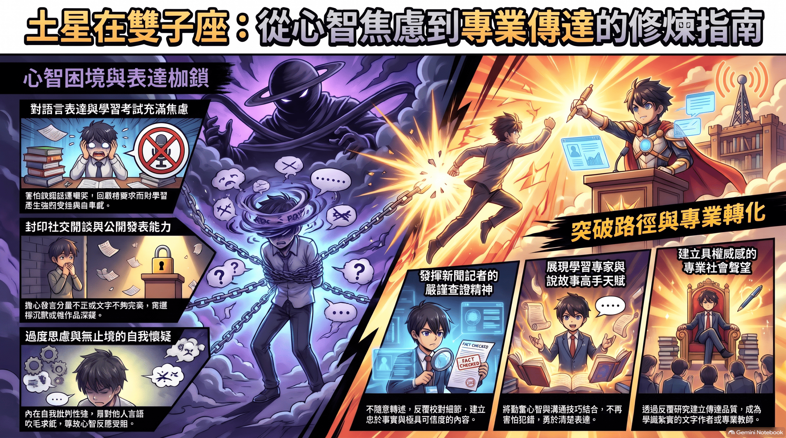 土星雙子座修煉指南