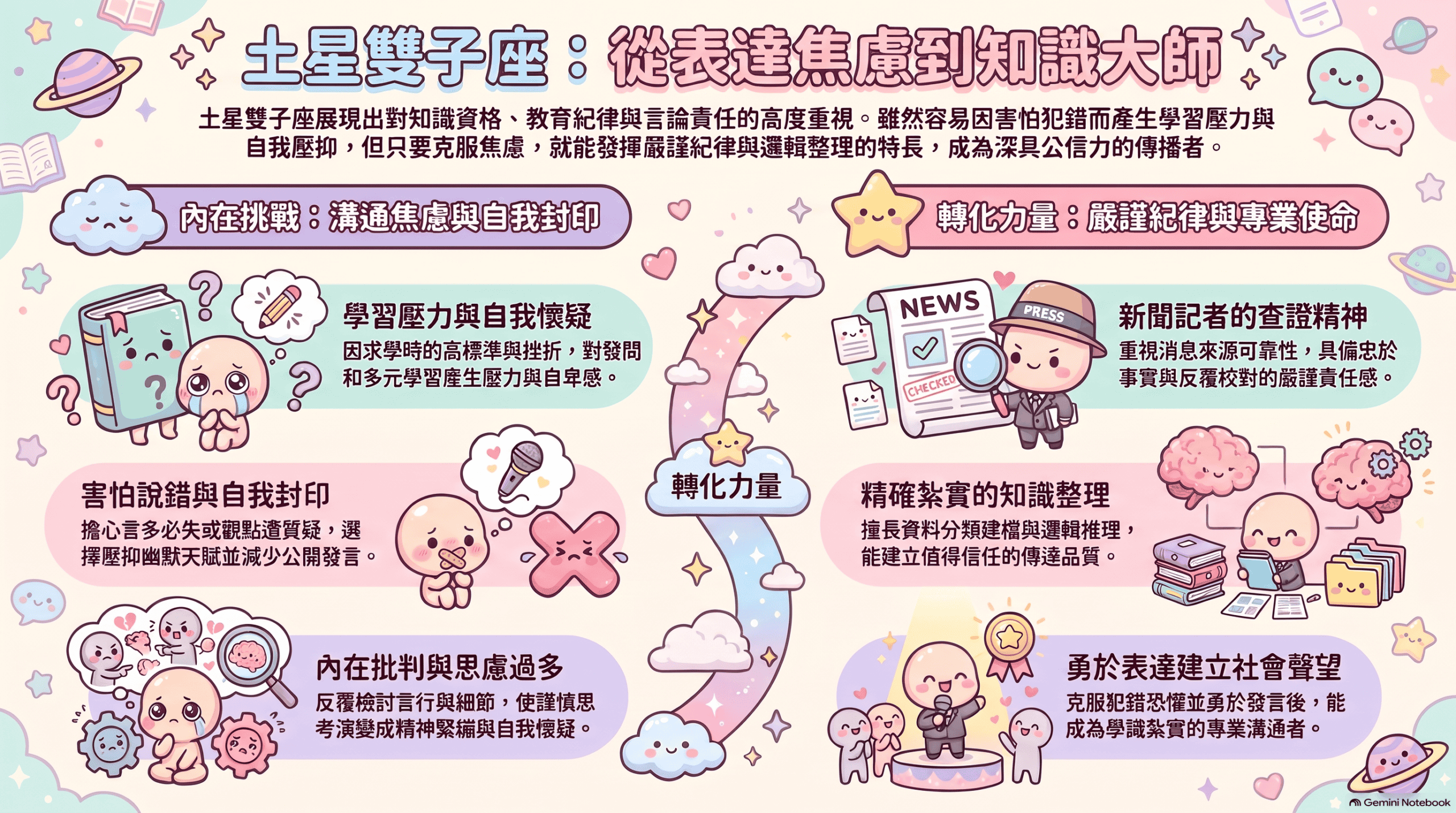 土星雙子座特質解析