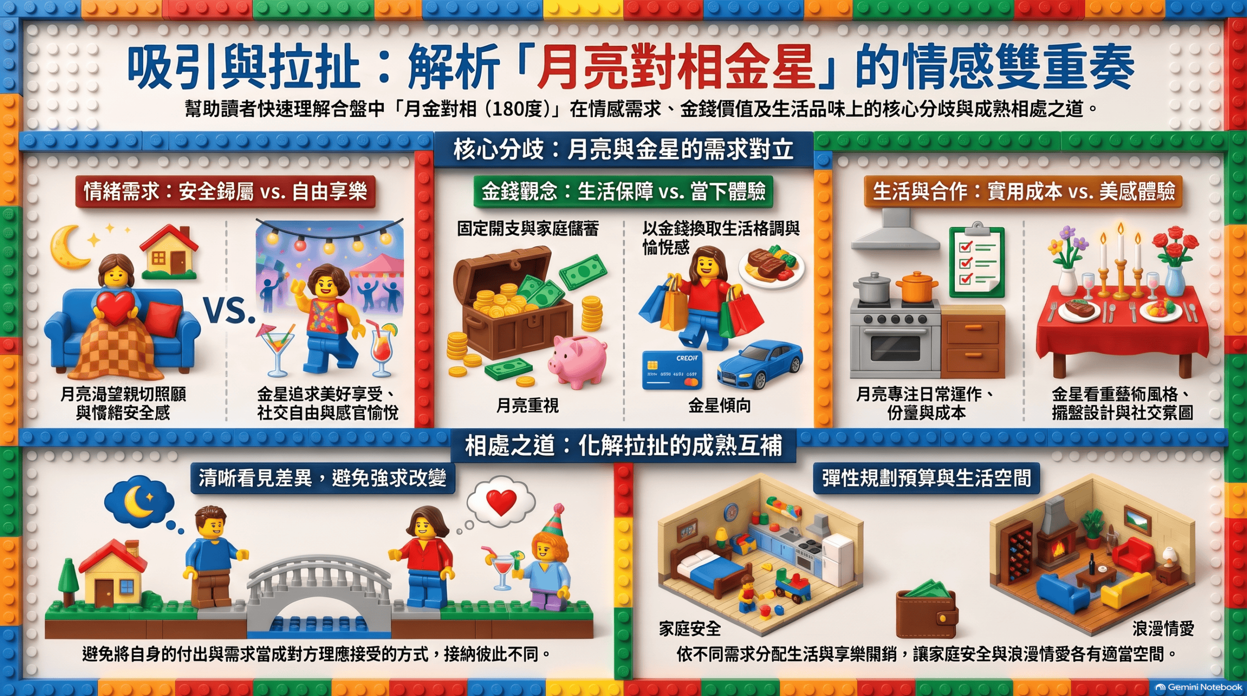 解析月亮對相金星